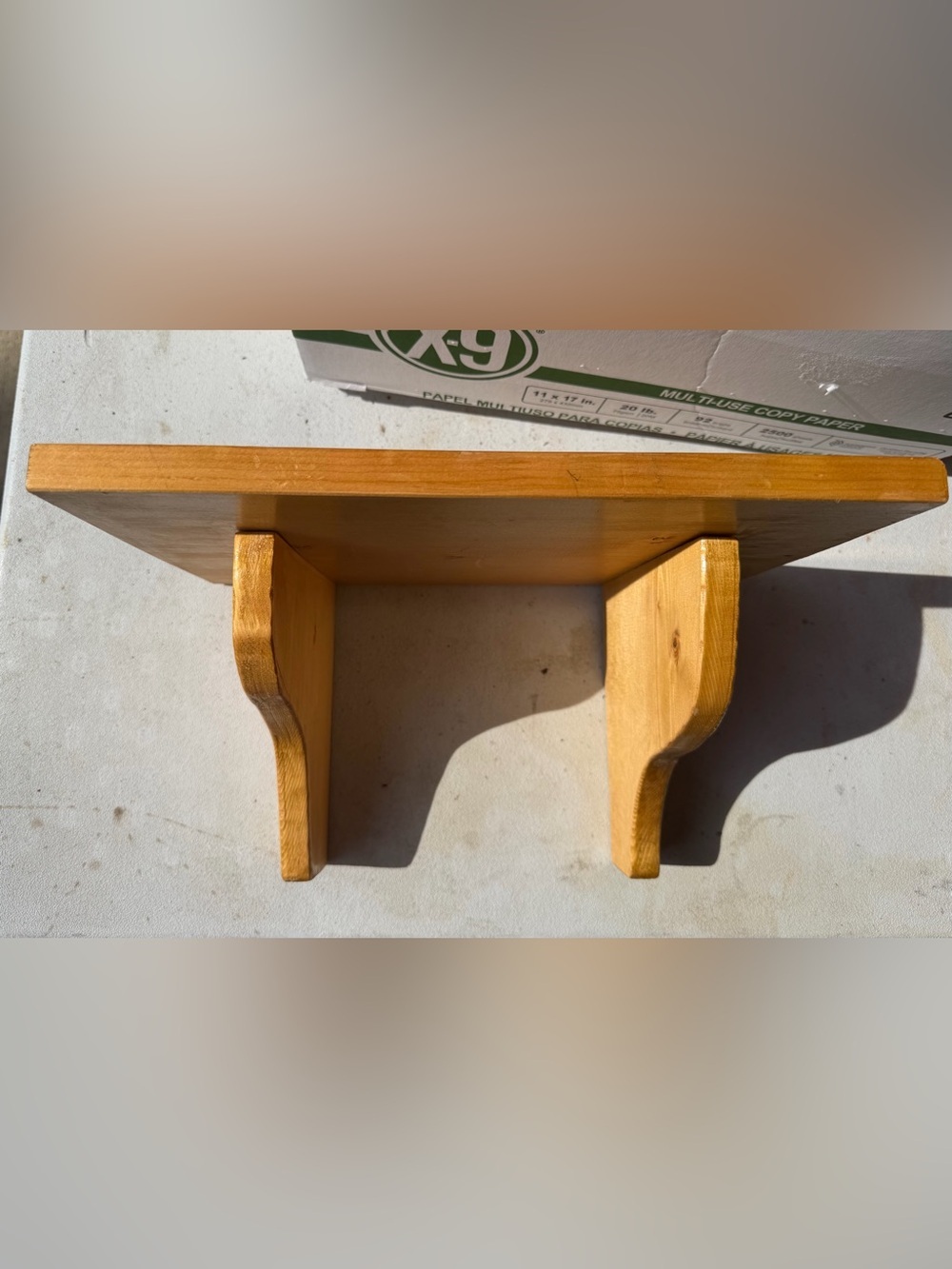 Deep Wooden Wall Shelf